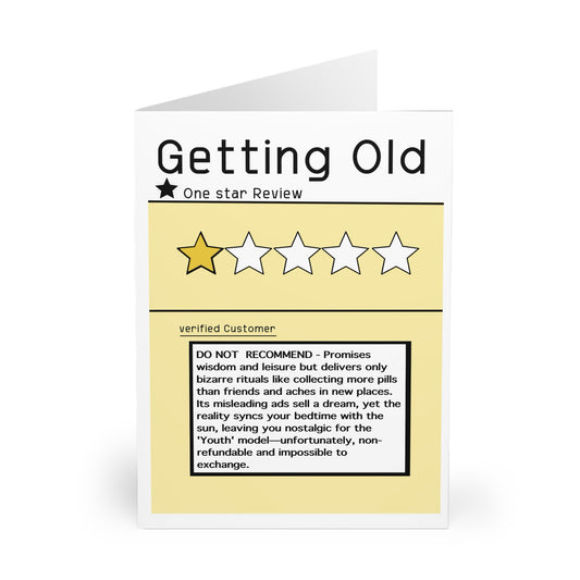 Getting Old Review Card